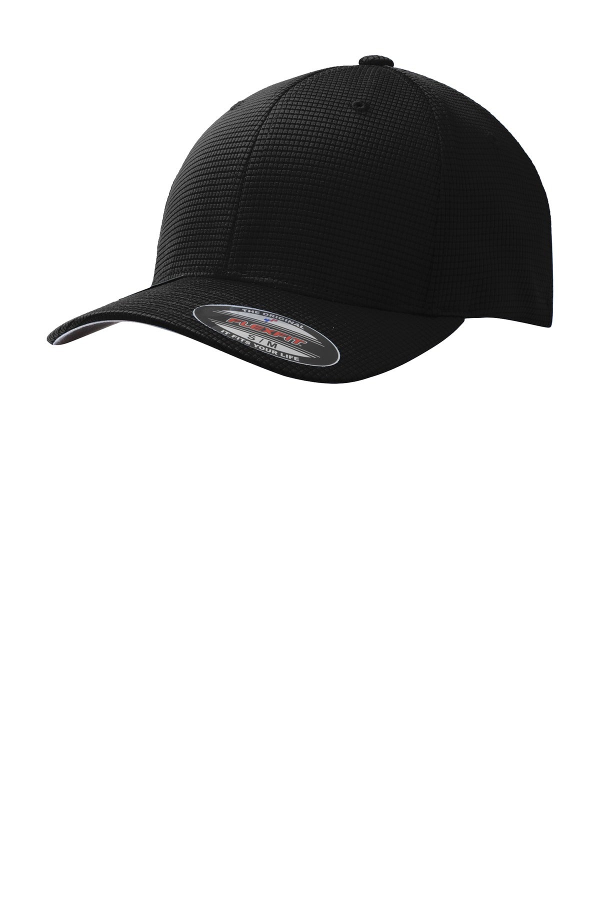 Sport-Tek Flexfit Grid Texture Cap Unisex Accessories Hats & Caps
