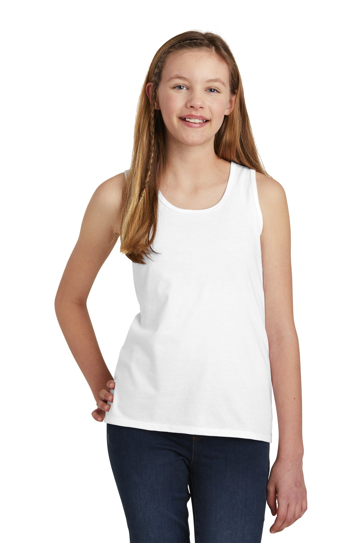 District Girls V.I.T. Tank. DT6303YG Youth Apparel Shirts & Tops
