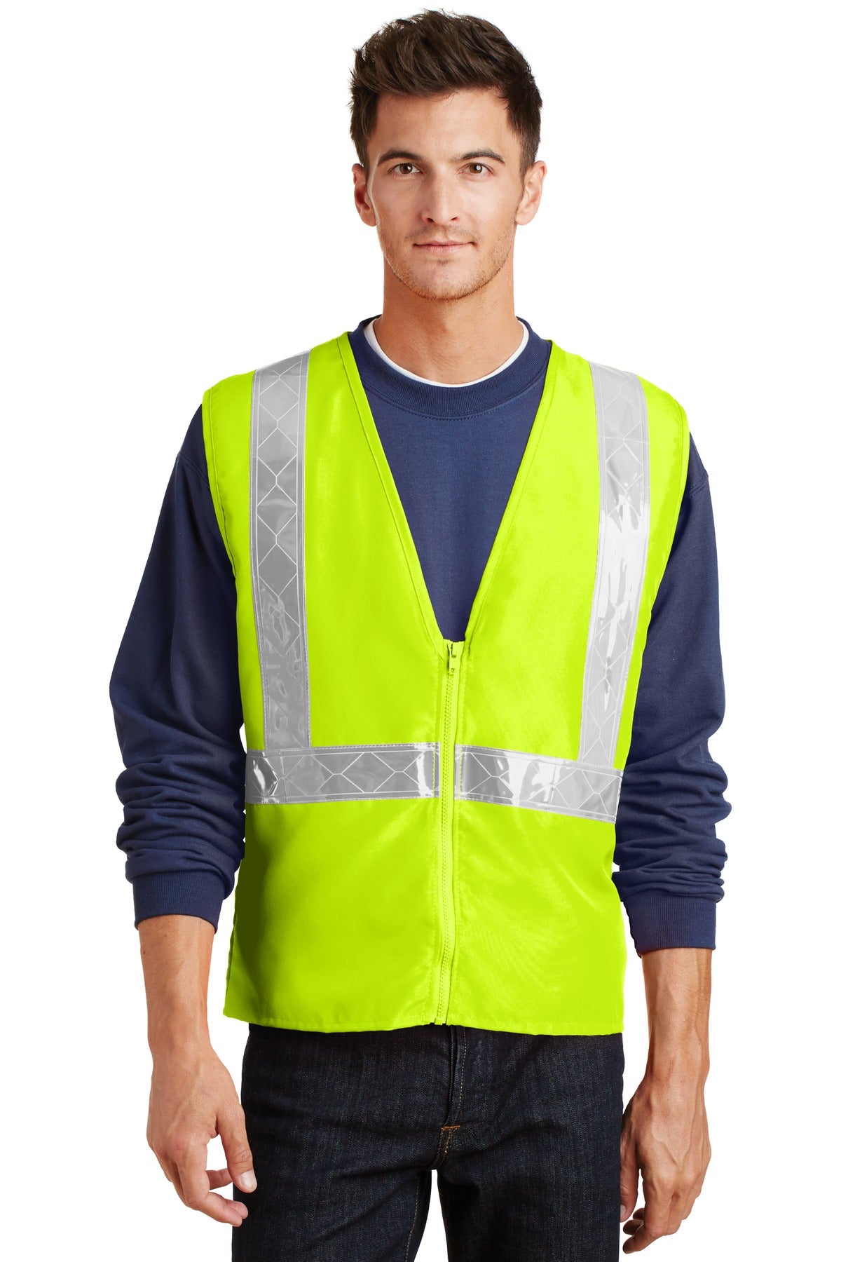 Port Authority Men's Enhanced Visibility Vest. SV01 Mens Apparel Jackets & Vests