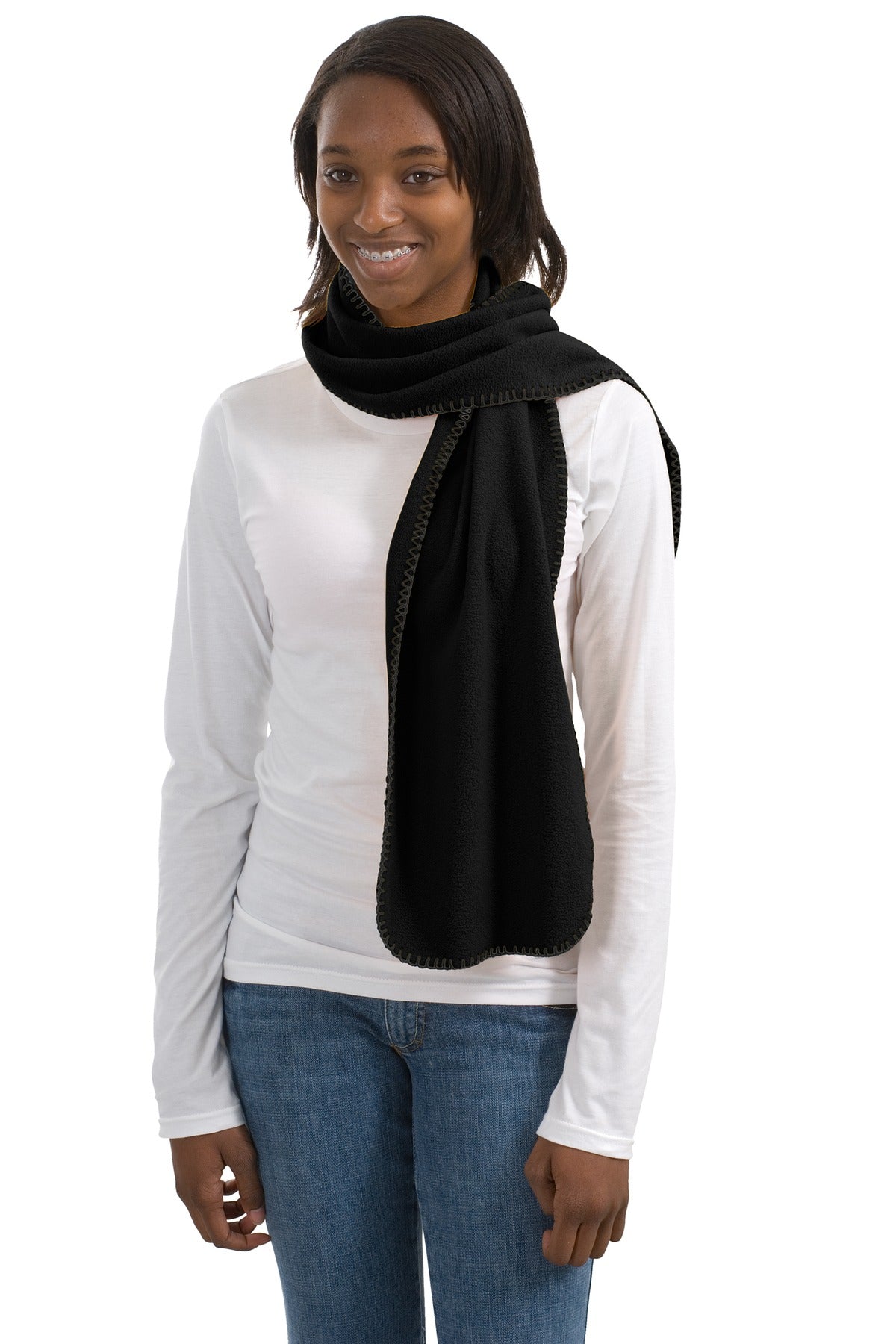 Port Authority R-Tek Fleece Scarf. FS01 Unisex Accessories Gloves & Scarves