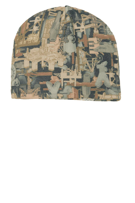 Port Authority Camouflage Fleece Beanie Unisex Accessories Hats & Caps