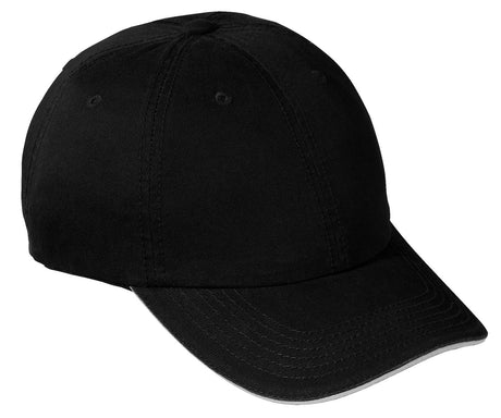 Port & Company Washed Twill Sandwich Bill Cap Unisex Accessories Hats & Caps