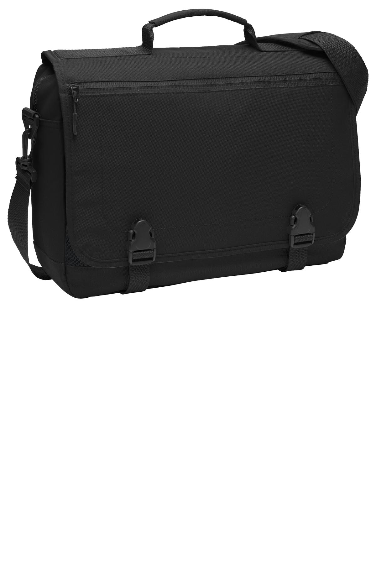 Port Authority Messenger Briefcase. BG304 Unisex Accessories Bags & Backpacks