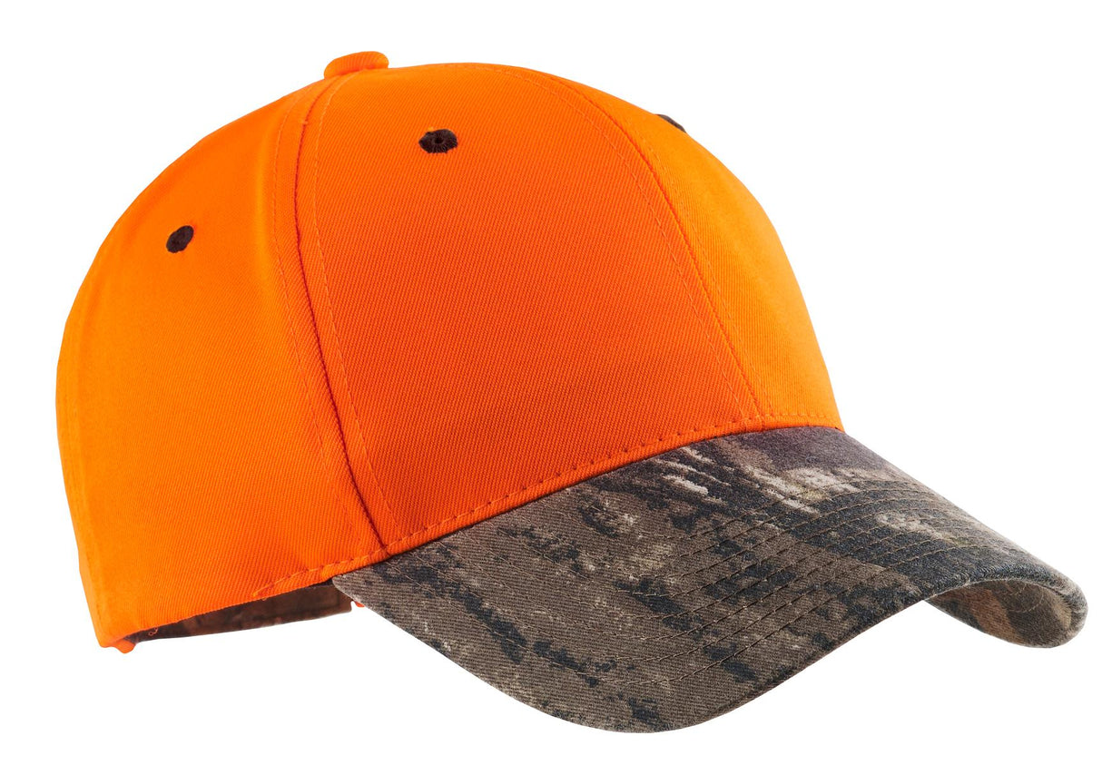 Port Authority Enhanced Visibility Cap with Camo Brim Unisex Accessories Hats & Caps