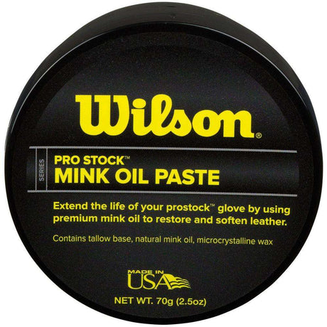 Wilson Mink Oil Glove Paste Baseball Accessories All