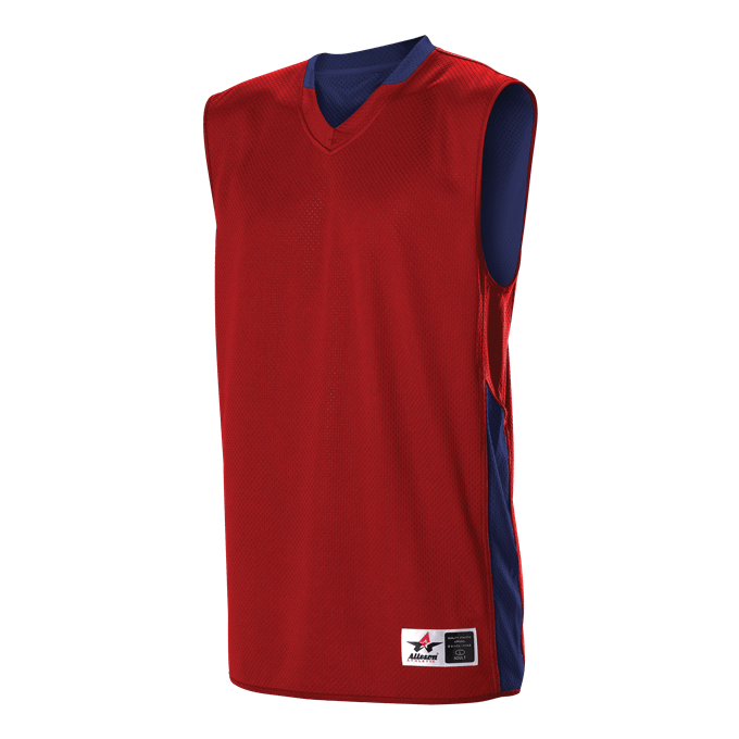 Alleson Men's Single Ply Reversible Basketball Jersey Basketball Jerseys Adult