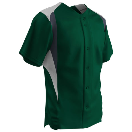 Champro Bull Pen Men's Full Button Baseball Jersey Baseball Jerseys Adult