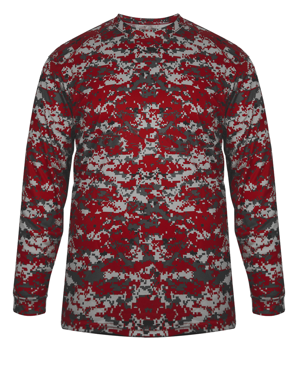 Badger 4184 Men's Digital Long-Sleeve Tee Mens Apparel Shirts & Tops