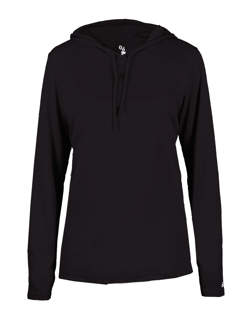 Badger 4165 Women's B-Core Long-Sleeve Hooded Tee Womens Apparel Shirts & Tops