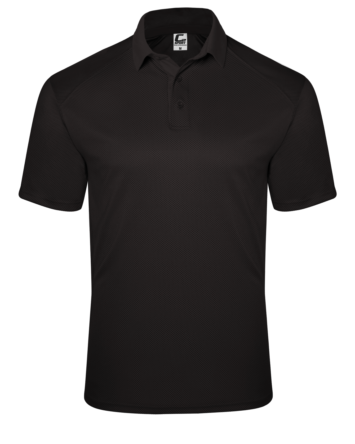 C2 Men's Mock Mesh Polo Mens Apparel Shirts & Tops