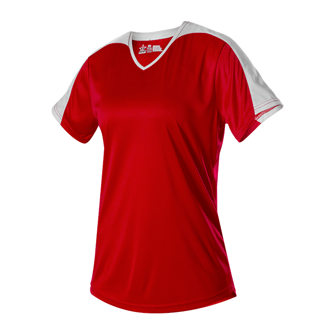 Alleson Women's V Neck Fastpitch Softball Jersey Softball Jerseys Adult