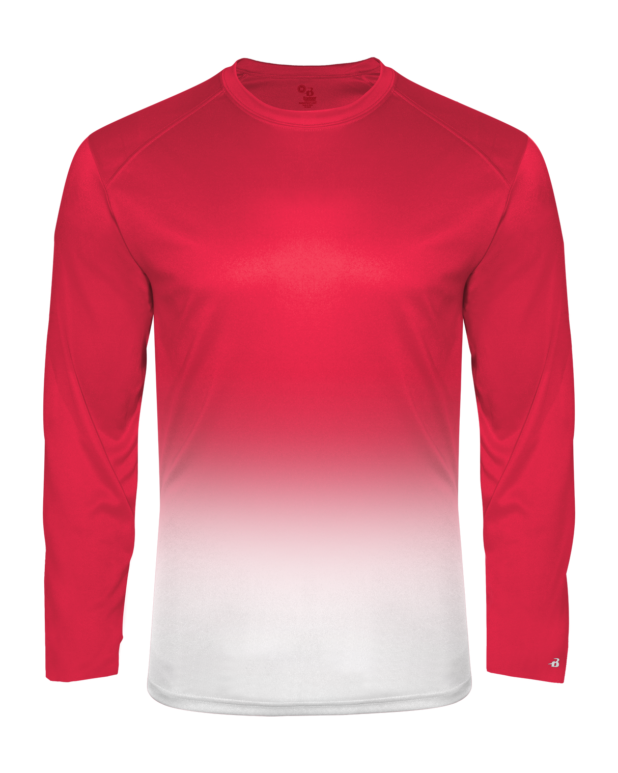 Badger 2204 Youth Ombre Long-Sleeve Tee Youth Apparel Shirts & Tops