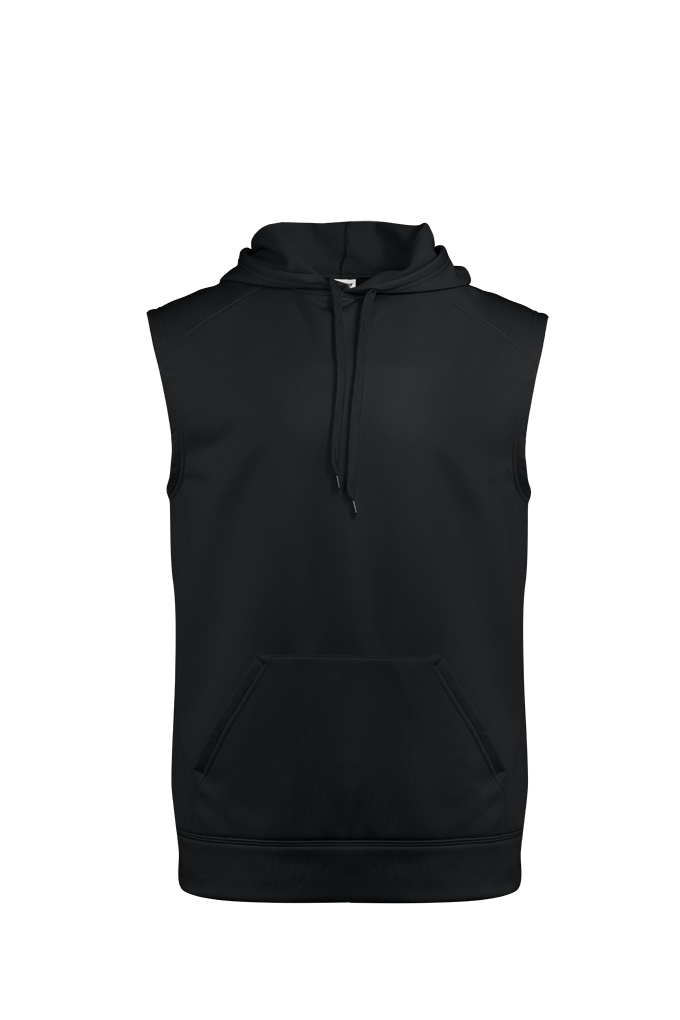 Badger Men's Perf. Fleece Sleeveless Hoodie Mens Apparel Sweatshirts & Fleece