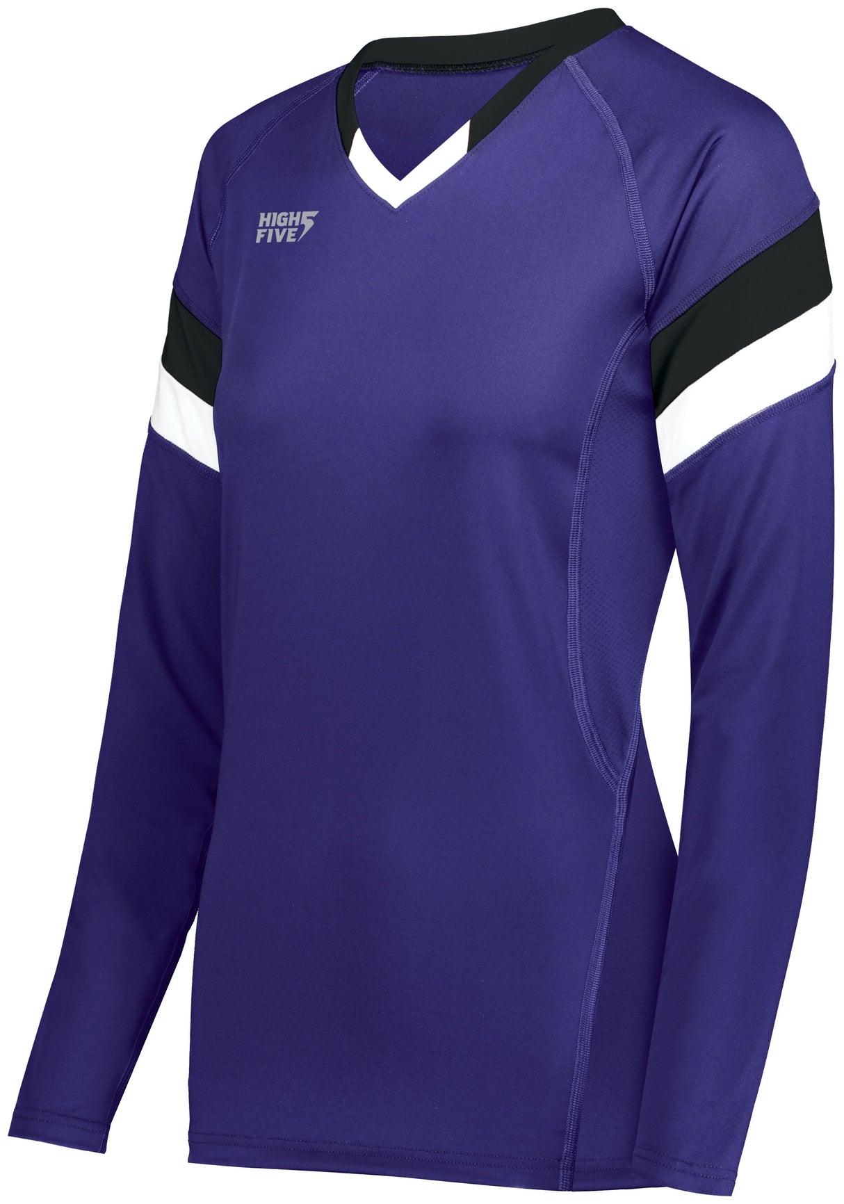 High Five Ladies TruHit Tri-Color Long Sleeve Volleyball Jersey Volleyball Apparel All