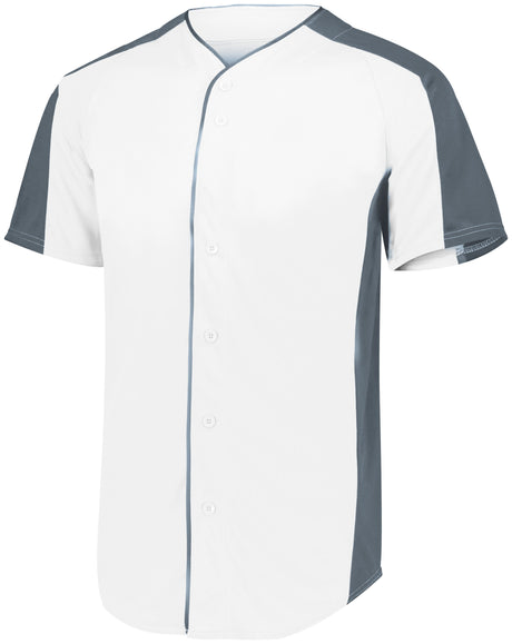 Augusta Adult Full-Button Baseball Jersey Baseball Jerseys Adult