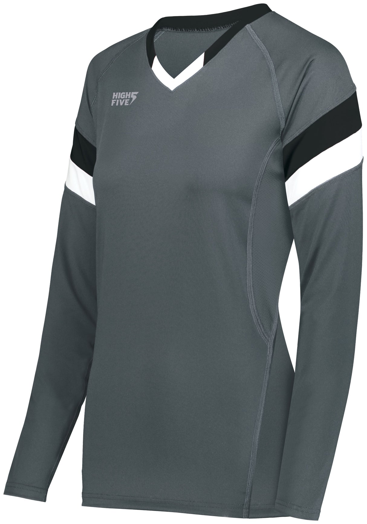 High Five Ladies TruHit Tri-Color Long Sleeve Volleyball Jersey Volleyball Apparel All
