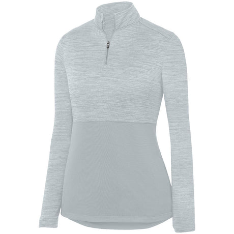 Augusta Women's Shadow Tonal Heather 1/4 Zip Pullover Womens Apparel Sweatshirts & Fleece