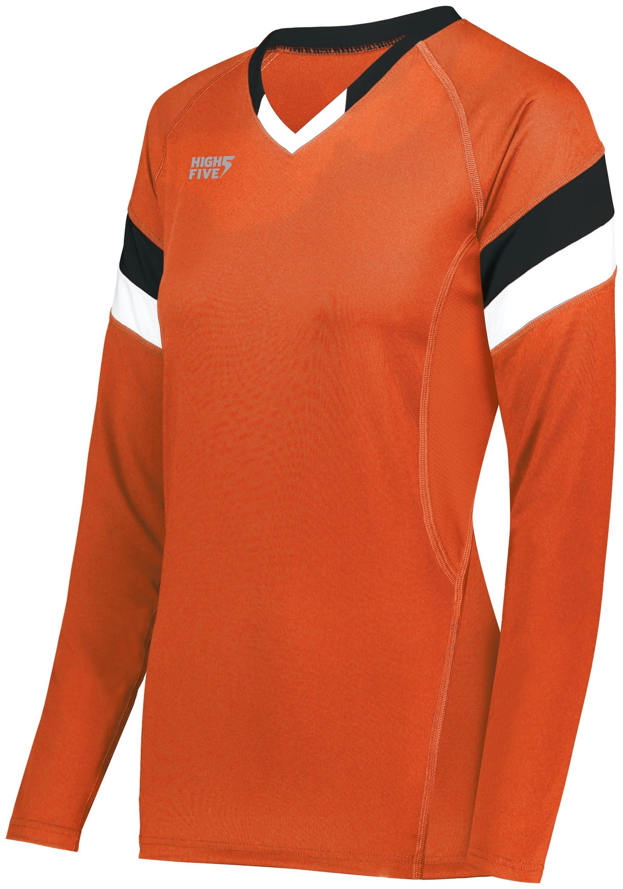 High Five Girl's TruHit Tri-Color Long Sleeve Volleyball Jersey Volleyball Apparel All