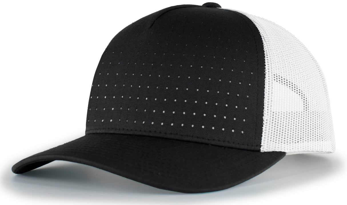 Pacific Headwear Perforated 5-Panel Trucker Snapback Cap Unisex Accessories Hats & Caps