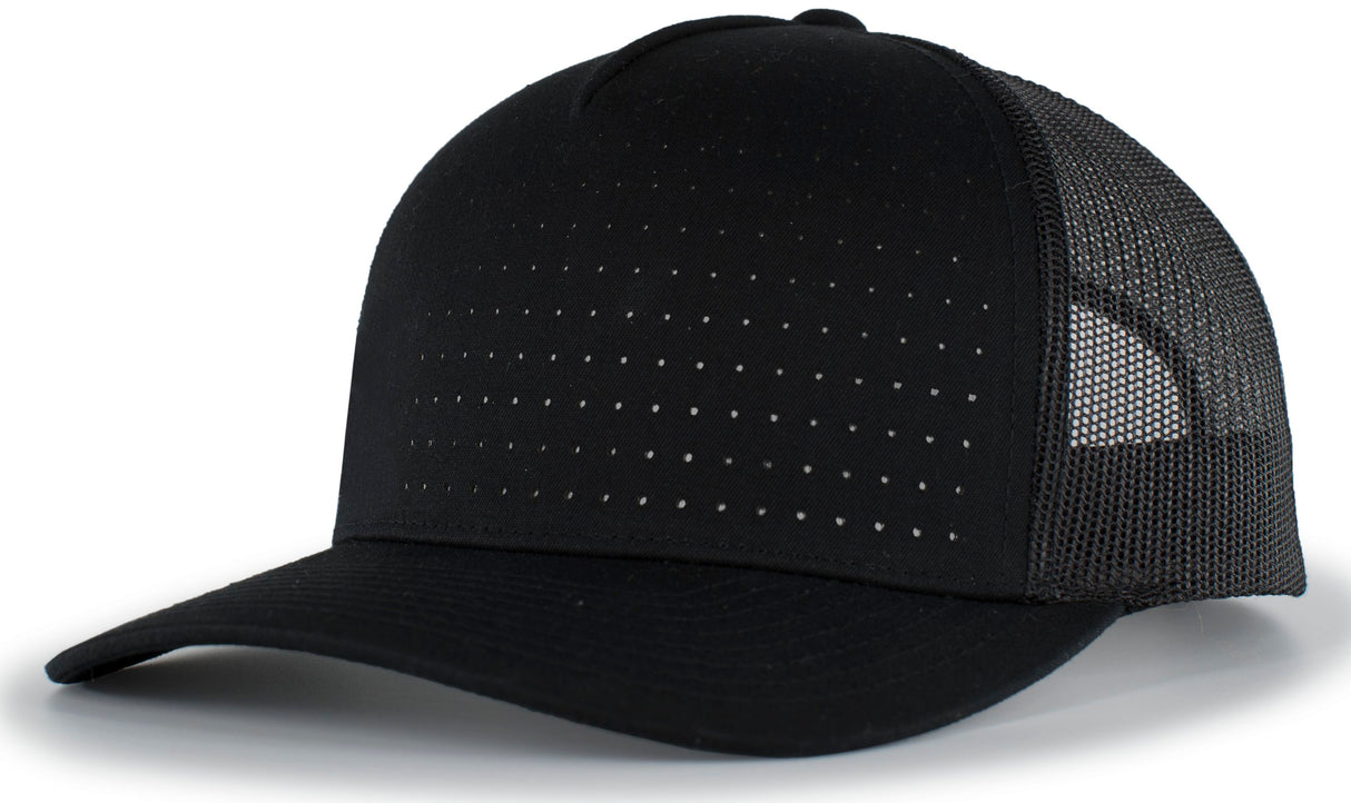 Pacific Headwear Perforated 5-Panel Trucker Snapback Cap Unisex Accessories Hats & Caps