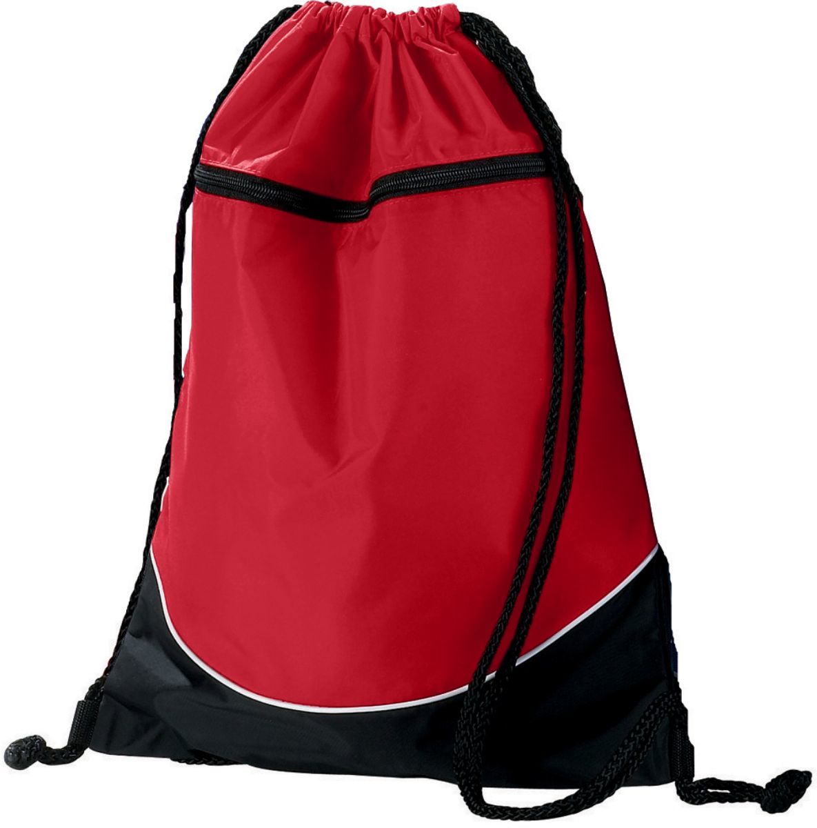 Augusta Tri-Color Drawstring Backpack Unisex Accessories Bags & Backpacks