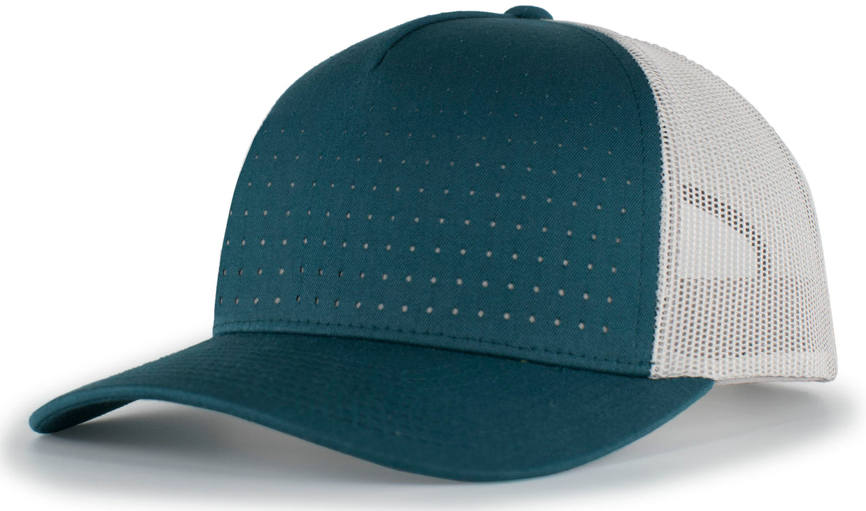 Pacific Headwear Perforated 5-Panel Trucker Snapback Cap Unisex Accessories Hats & Caps