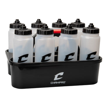Champro 8-Piece Water Bottle Carrier Set with Valve Unisex Accessories Health & Wellness