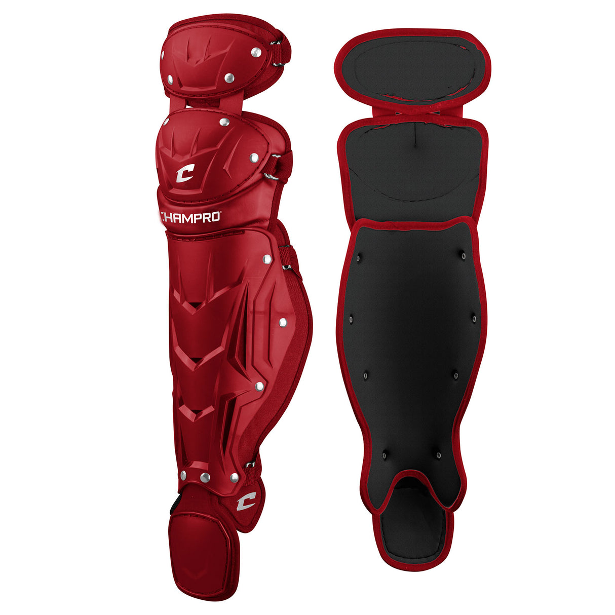 Champro Optimus MVP Adult Double Knee Leg Guard 16.5" Baseball Catcher's Protective Equipment All