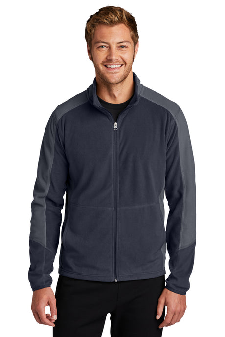Port Authority Men's Colorblock Microfleece Jacket. F230 Mens Apparel Jackets & Vests