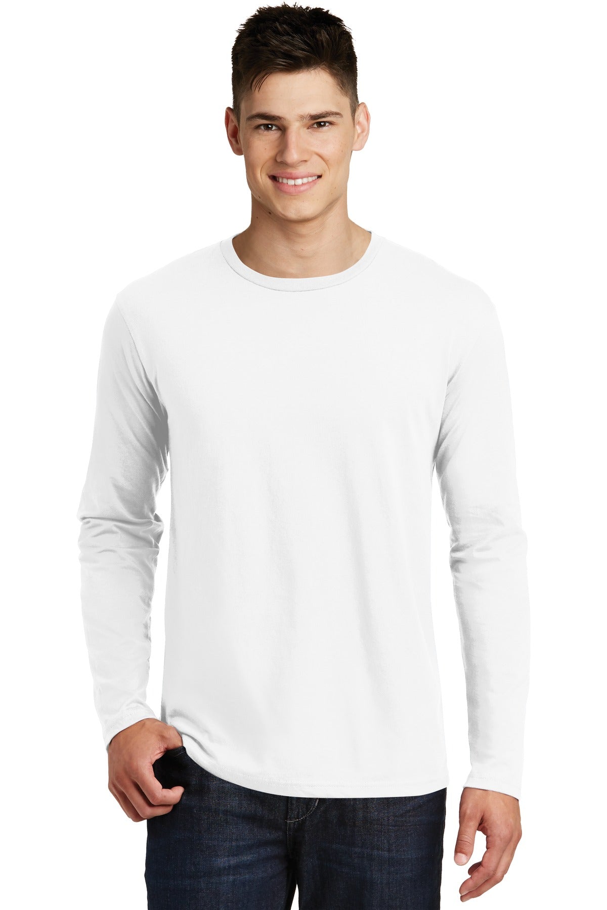 District Men's Very Important Tee Long Sleeve. DT6200 Mens Apparel Shirts & Tops