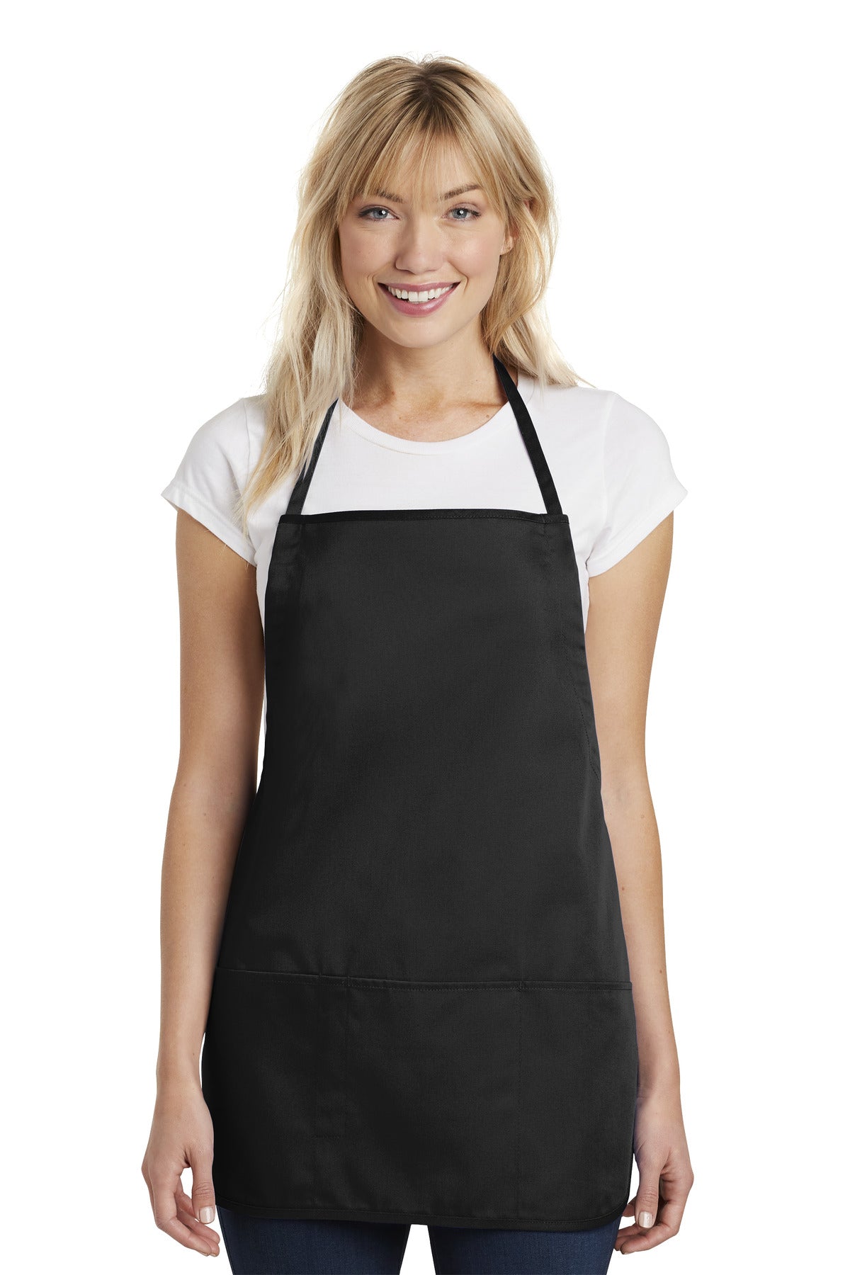 Port Authority Medium-Length Apron. A525 Unisex Accessories Aprons