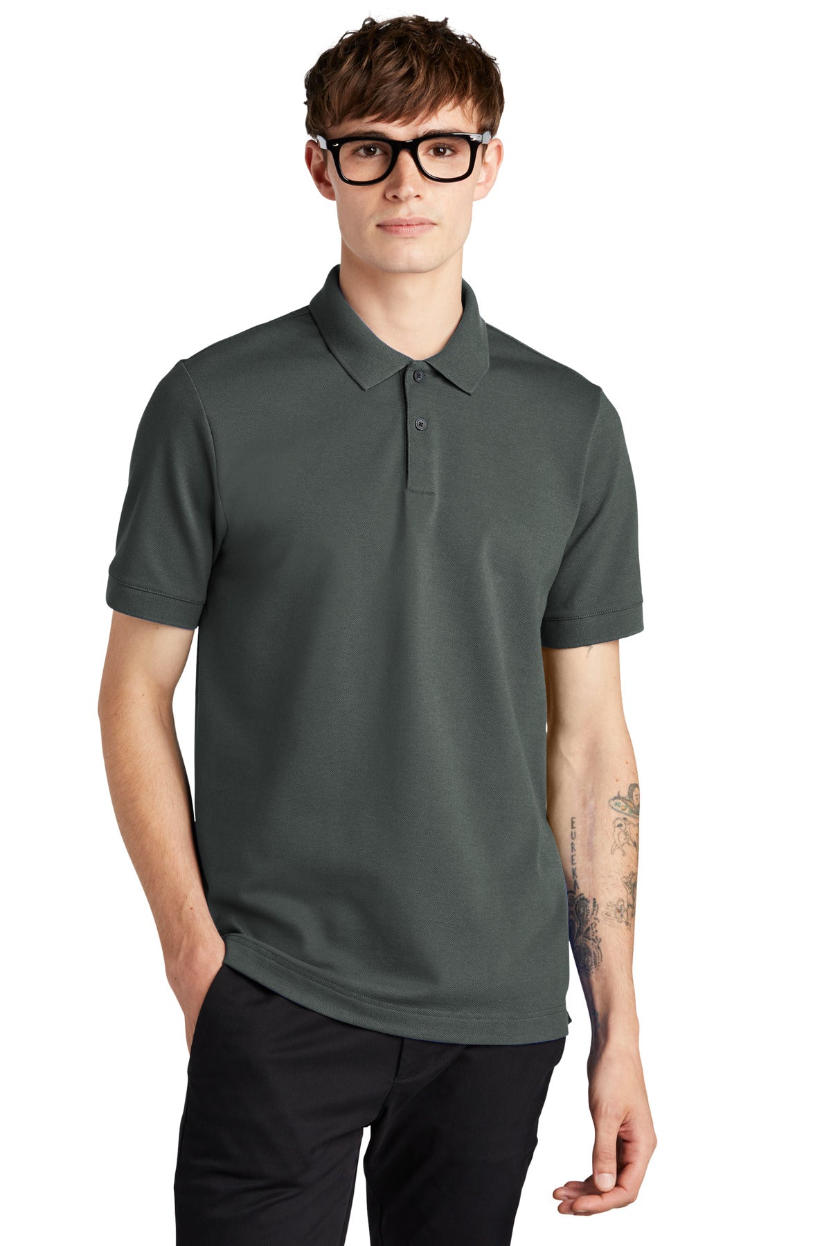 MERCER+METTLE Men's Stretch Heavyweight Pique Polo MM1000 Mens Apparel Shirts & Tops