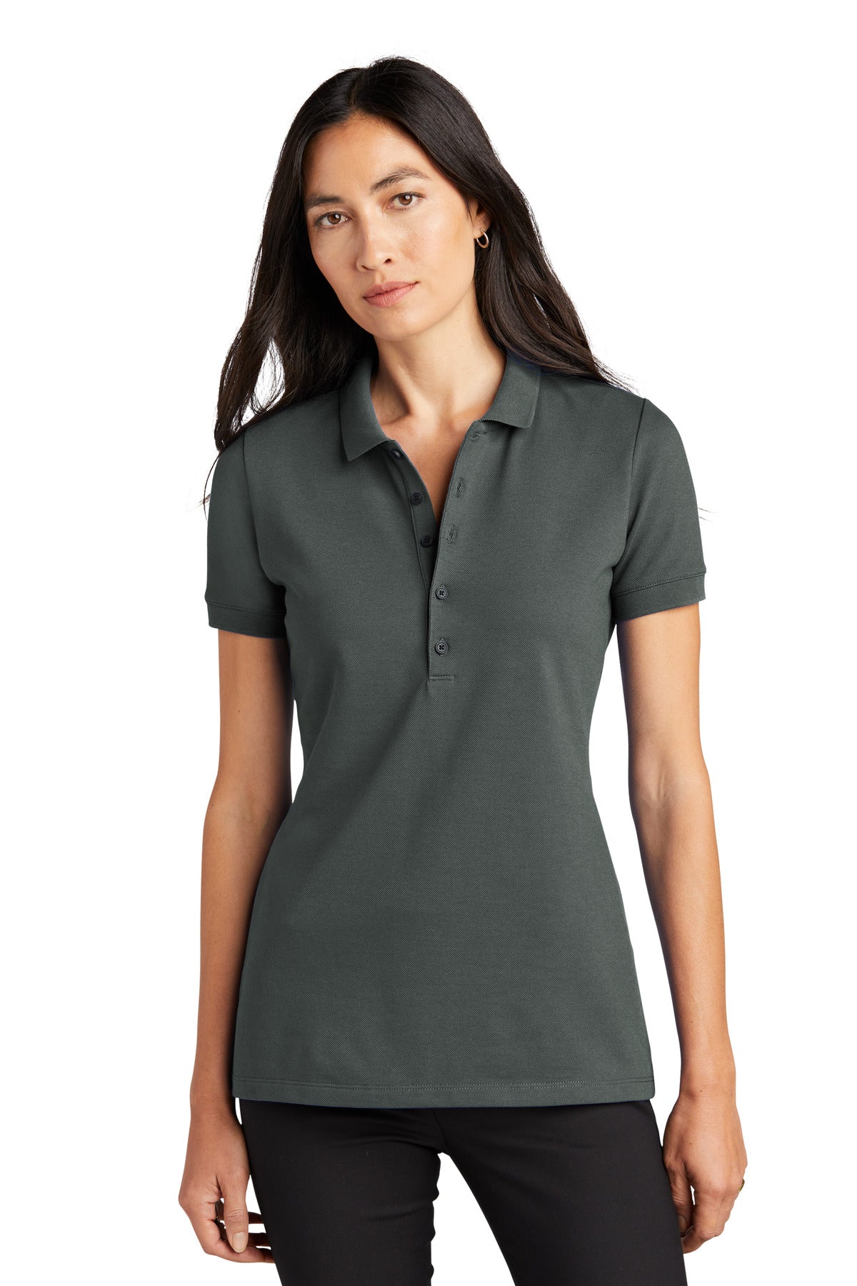 MERCER+METTLE Women's Stretch Heavyweight Pique Polo MM1001 Womens Apparel Shirts & Tops