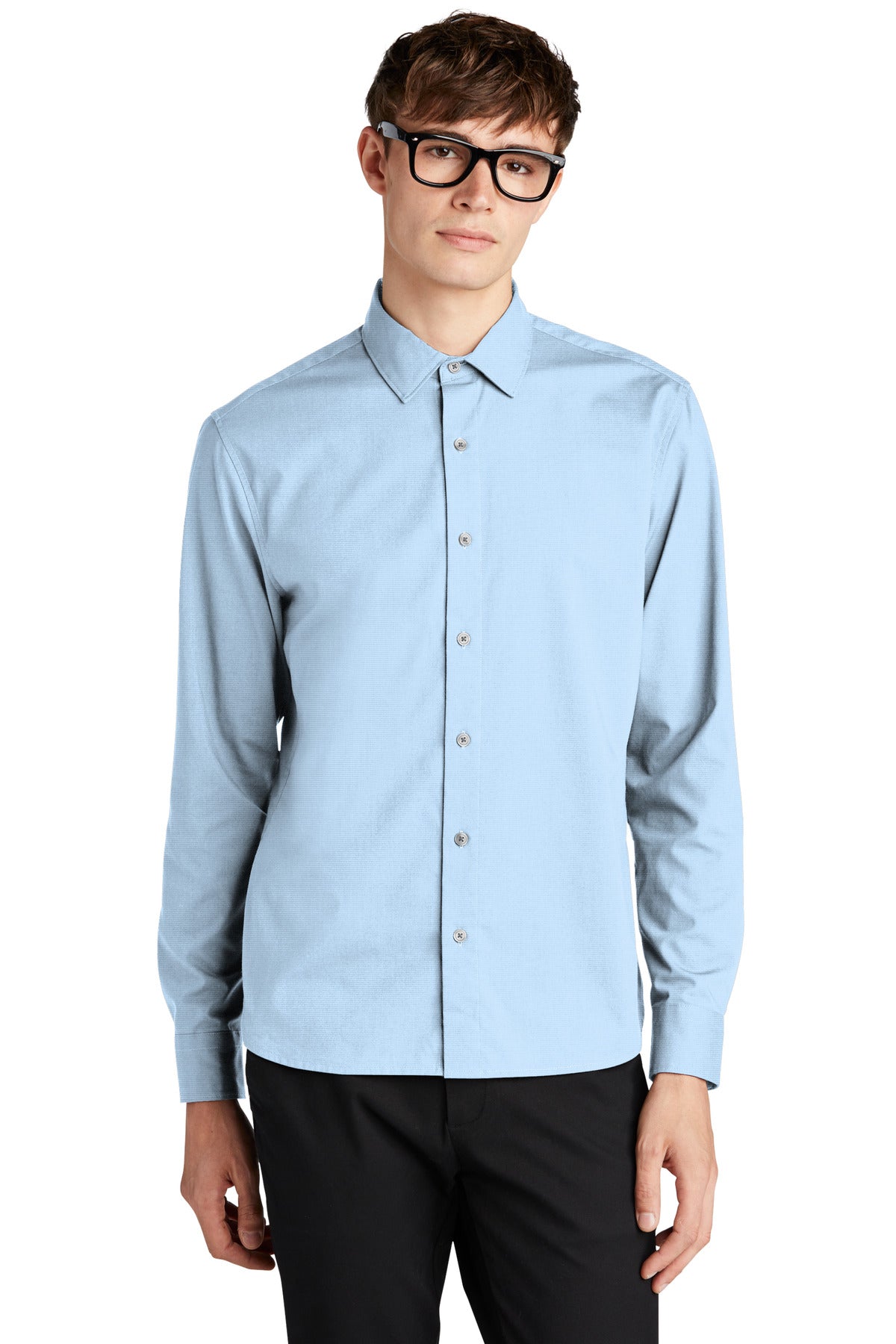 MERCER+METTLE Men's Long Sleeve Stretch Woven Shirt MM2000 Mens Apparel Shirts & Tops
