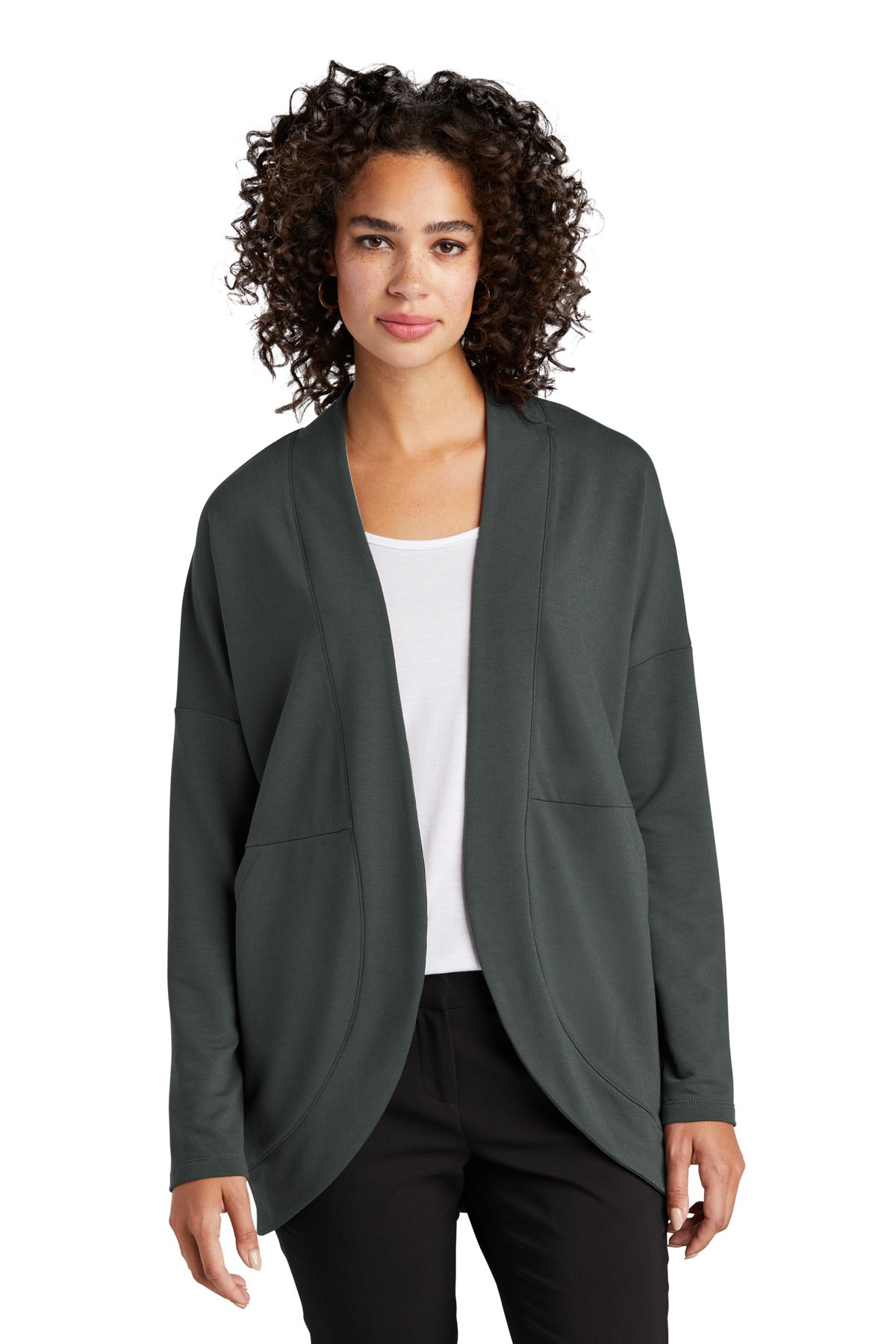 MERCER+METTLE Women's Stretch Open-Front Cardigan MM3015 Womens Apparel Sweatshirts & Fleece