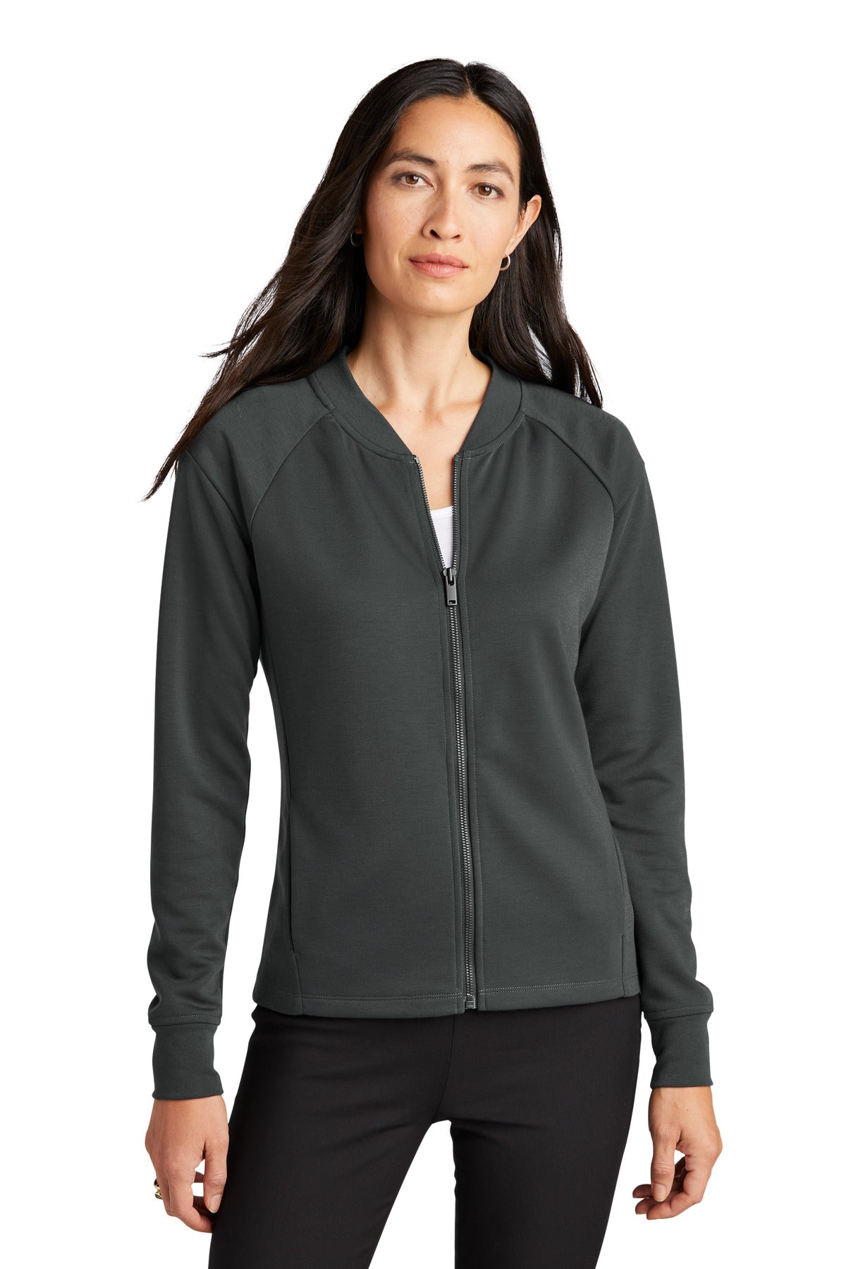 MERCER+METTLE Women's Double-Knit Bomber MM3001 Womens Apparel Jackets & Vests