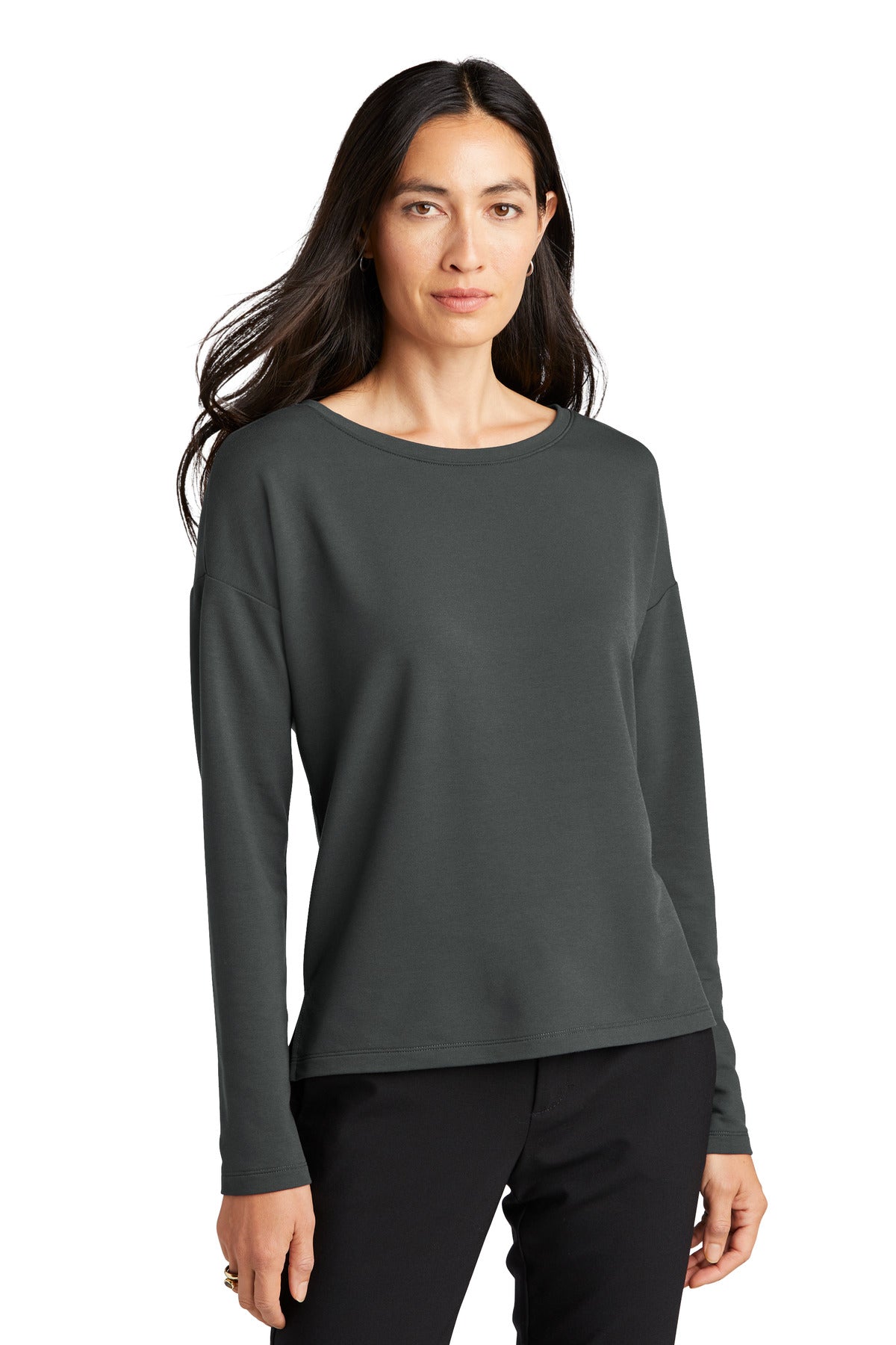 MERCER+METTLE Women's Stretch Drop Shoulder Pullover MM3013 Womens Apparel Sweatshirts & Fleece
