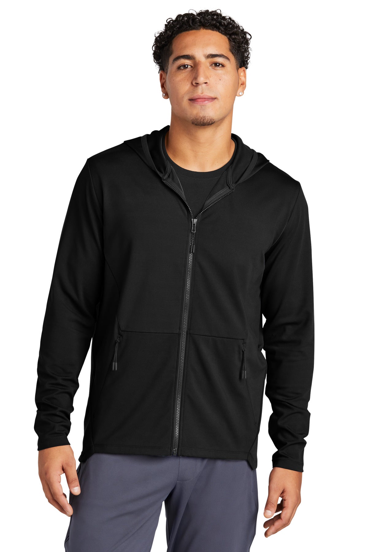 Sport-Tek Men's Circuit Hooded Full-Zip Mens Apparel Sweatshirts & Fleece