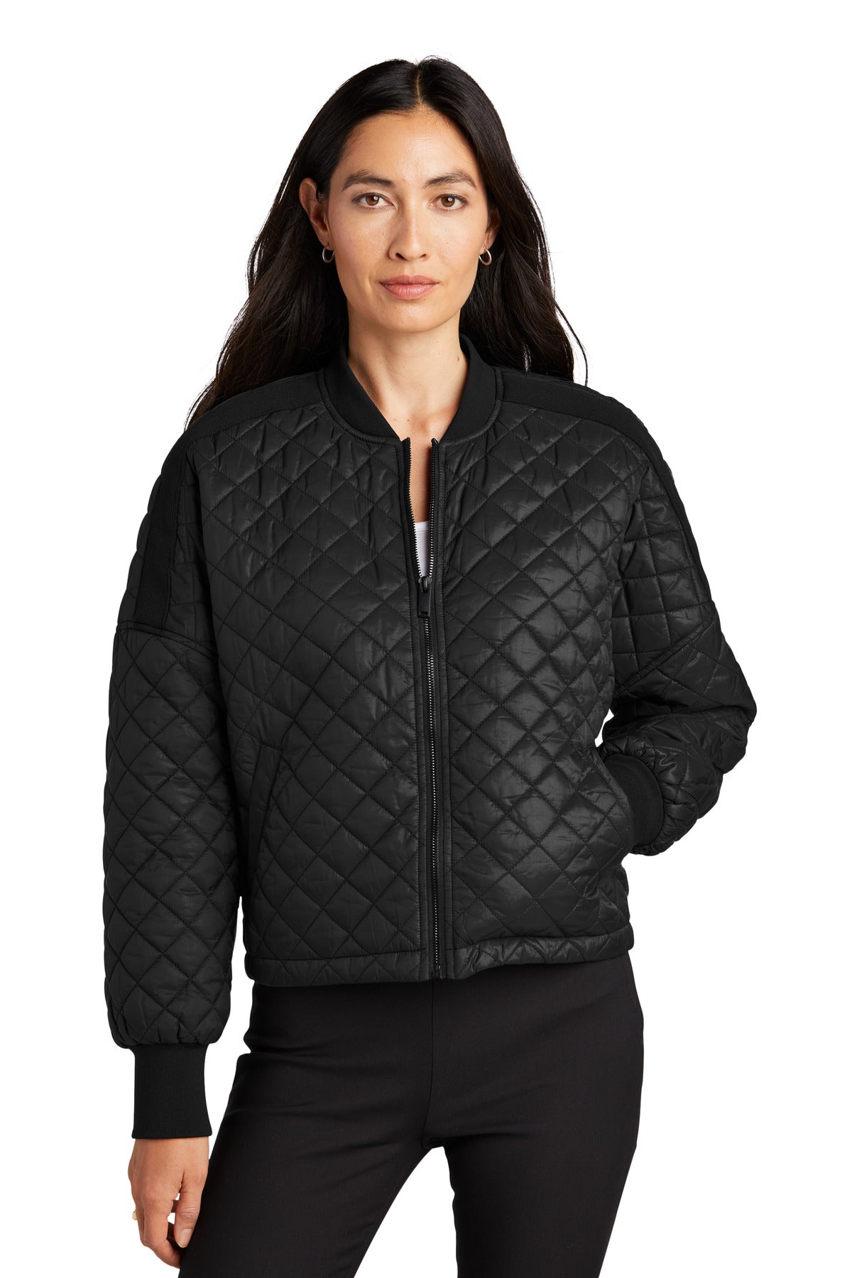 MERCER+METTLE Women's Boxy Quilted Jacket MM7201 Womens Apparel Jackets & Vests