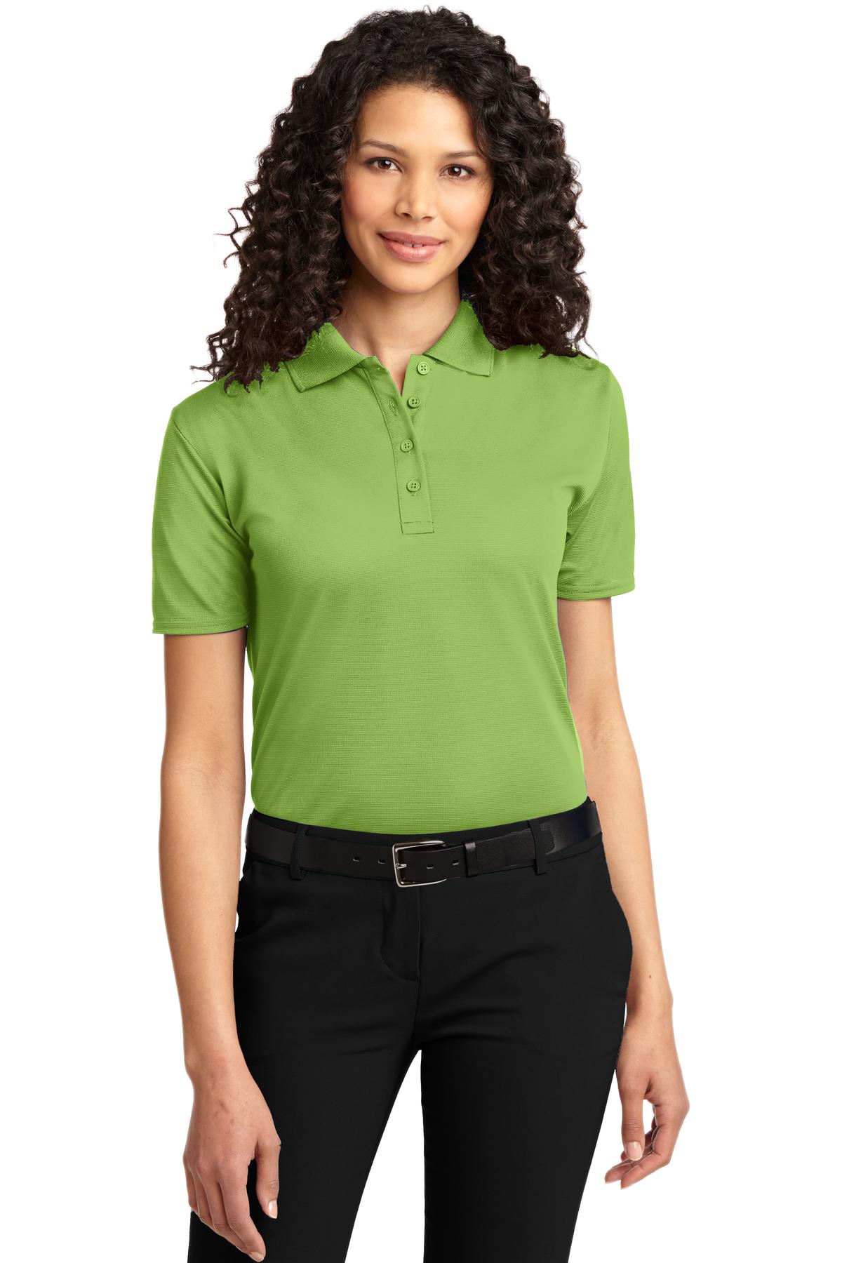 Port Authority Ladies Dry Zone Ottoman Polo. L525 Womens Apparel Shirts & Tops