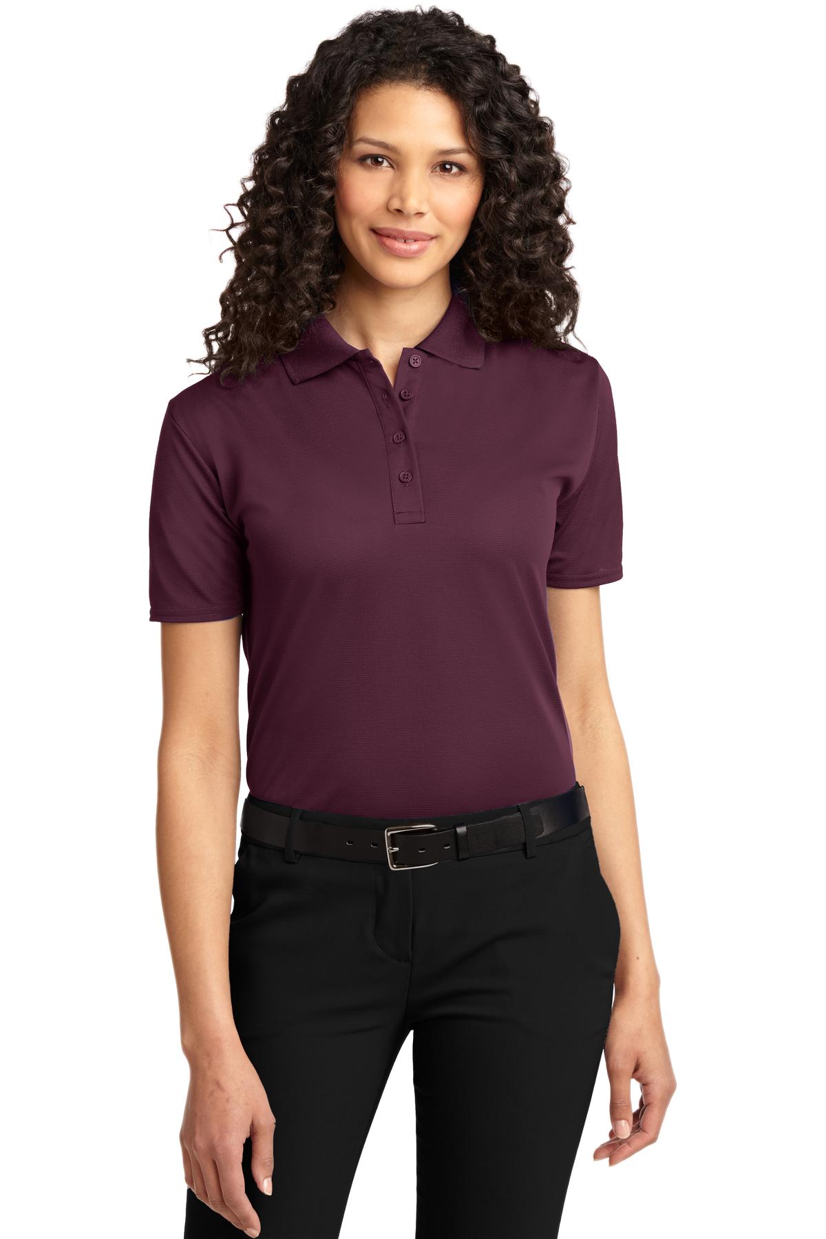 Port Authority Ladies Dry Zone Ottoman Polo. L525 Womens Apparel Shirts & Tops
