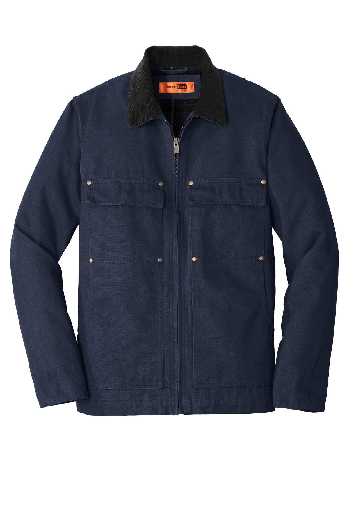 CornerStone Men's Washed Duck Cloth Chore Coat. CSJ50 Mens Apparel Jackets & Vests