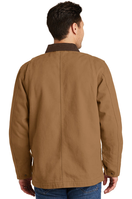 CornerStone Men's Washed Duck Cloth Chore Coat. CSJ50 Mens Apparel Jackets & Vests