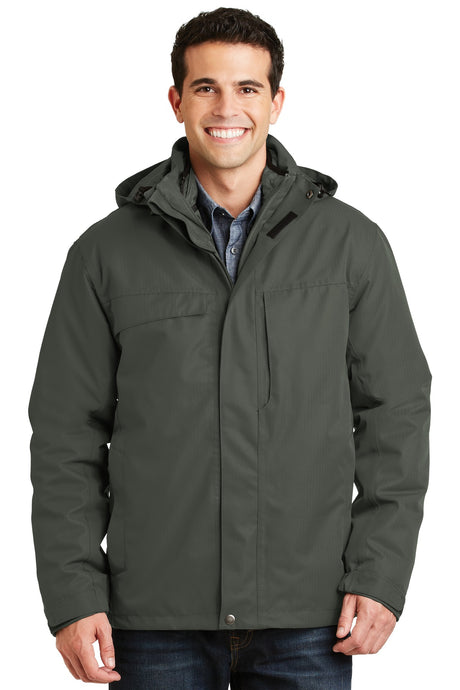Port Authority Men's Herringbone 3-in-1 Parka - J302 Mens Apparel Jackets & Vests