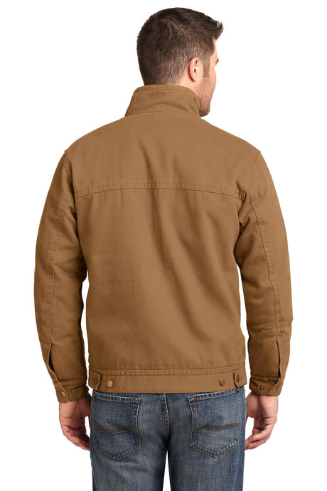 CornerStone Men's Washed Duck Cloth Flannel-Lined Work Jacket. CSJ40 Mens Apparel Jackets & Vests