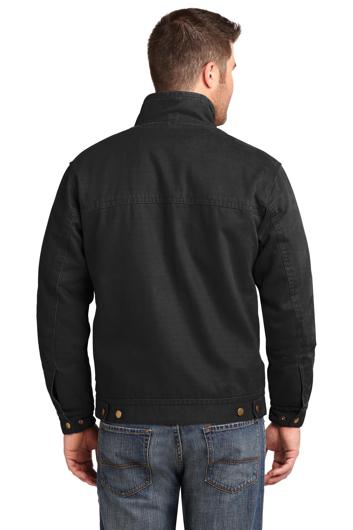 CornerStone Men's Washed Duck Cloth Flannel-Lined Work Jacket. CSJ40 Mens Apparel Jackets & Vests