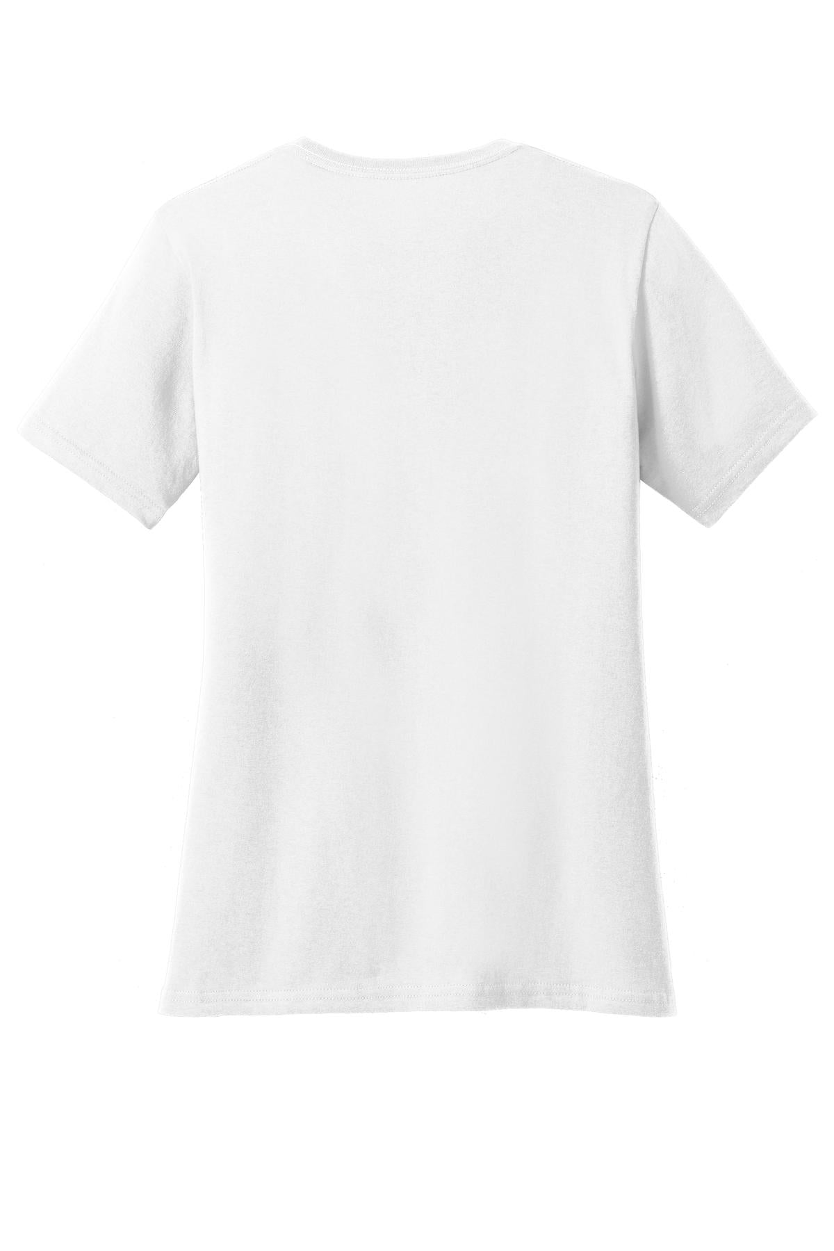 Port & Company Women's Core Cotton V-Neck Tee. LPC54V 2 of 3 Womens Apparel Shirts & Tops
