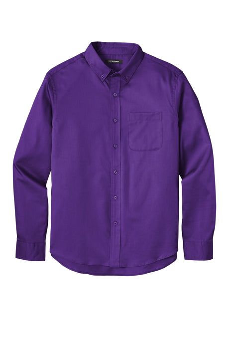 Port Authority Long Sleeve SuperPro React Twill Shirt. W808 2 of 2 Mens Apparel Shirts & Tops