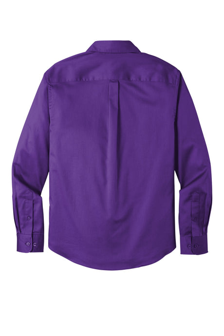Port Authority Long Sleeve SuperPro React Twill Shirt. W808 2 of 2 Mens Apparel Shirts & Tops