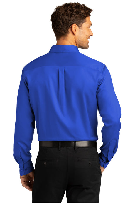 Port Authority Long Sleeve SuperPro React Twill Shirt. W808 2 of 2 Mens Apparel Shirts & Tops